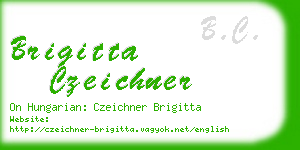 brigitta czeichner business card